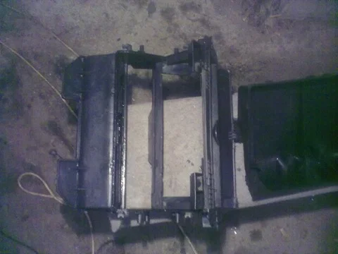 Снятие радиатора отопителя